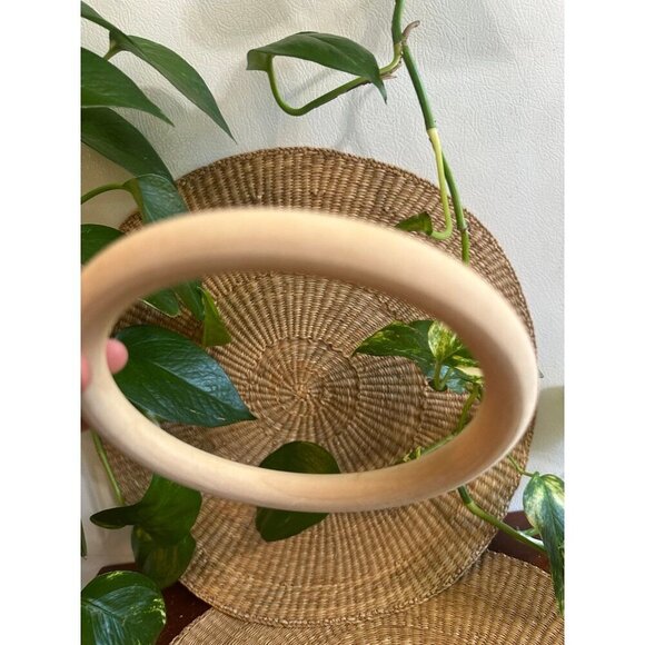 6” wide wooden circular craft dowel - Picture 6 of 8